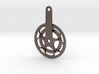 Chain Wheel pendent 3d printed 
