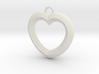 Cascading Heart Pendant 3d printed 