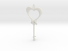 Magic Valentine's Heart Key (10% off until Feb14) 3d printed 