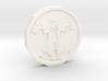 Dudeist Coin 3d printed 