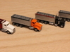 1:160 N Scale 22' Aluminum Grain Truck Box 3d printed 