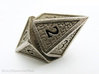 Hedron D10 Spindown Life Counter - HOLLOW DIE 3d printed Shaped like a hedron from Zendikar