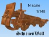 1-148 Schienenwolf RailRipper 3d printed 