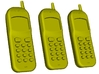 1/16 scale Nokia cell phones x 3 3d printed 