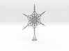 Sparkle Snow Star - Fractal Tree Top - HP0 - S 3d printed 