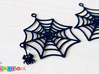Swinging Spider Web Earrings 3d printed 