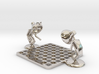 Lala & Lele, "Playing chess" - Desktoys 3d printed 