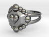 Size 9 Diamond Heart Ring E 3d printed 