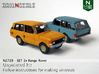 SET 2x Range Rover (N 1:160) 3d printed 