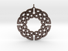 Circular Celtic Knot Pendant 3d printed 