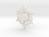Fleur De Lis Snowflake Ornament 3d printed 