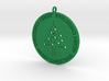 Christmas Ball with tree 3d printed 