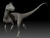 1/40 Cryolophosaurus - Running 3d printed Zbrush render of front view
