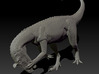 1/40 Cryolophosaurus - Preening 3d printed Zbrush render of final sculpt