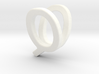 Two way letter pendant - QV VQ 3d printed 