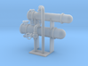 HO Scale Heat Exchanger Double 3d printed 