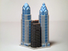 Liberty Place at 1600 Market St - Phladelphia, PA 3d printed 3d printed block, from the Northeast.