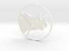Triceratops Coin 3d printed 