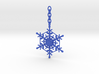 Snowflake Custom Initial Ornament 3d printed 
