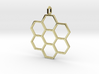 Honeycomb Pendant 3d printed 