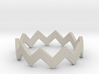 Zig Zag Wave Stackable Ring Size 5 3d printed 