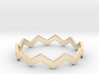 Zig Zag Wave Stackable Ring Size 14 3d printed 