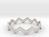 Zig Zag Wave Stackable Ring Size 14 3d printed 