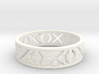 Size 11 Xoxo Ring A 3d printed 