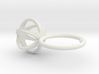3D MINI STAR GLITZ SPARKLE RING - size 8 3d printed 