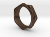 Double Hex Nut Ring 3d printed 