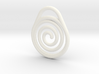DRAW pendant - hypnotize 3d printed 