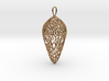 Small Lace Teardrop Ornament 3d printed 