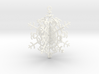 Geometric Snowflake Ornament 3d printed 