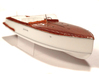 1/87 JULIKA 660 - wooden electro-speedboat 3d printed 