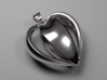 Heart pendant v.1 3d printed 