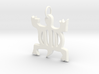 DENKYEM (Adinkra Symbol of Adaptability)  3d printed 