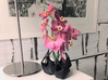 Emergent Vase 3d printed Context image with the vase filled with Orchids