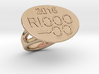 Rio 2016 Ring 29 - Italian Size 29 3d printed 