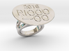 Rio 2016 Ring 32 - Italian Size 32 3d printed 