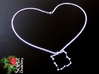 Exaltolide 3d printed Exaltolide pendant on a rhodinated 2.5 mm/45 cm  curb-chain Oro Vivo SK20259 (art. no. 7611324771731) necklace.