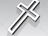 Stylish Affordable Cross Jewelry 3d printed 3D Rendering of the Cross