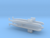 PLA[N] 093 Submarine x 4, 1/3000 3d printed 