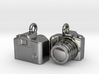 DSLR Camera Earrings / Bracelet Charm 3d printed 