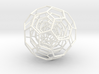 0381 4-Grid Truncated Icosahedron #All (11.2 cm) 3d printed 