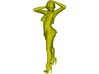 1/15 scale nose-art striptease dancer figure A x 1 3d printed 