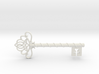 Skeleton Key with Celtic Knot 3d printed 