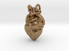 Bigger Anatomical Heart pendant 3d printed 