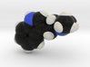 DMT molecule model, Spacefill style 3d printed 