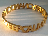 KEEP CALM AND CARRY ON AND ON AND bangle 3d printed 