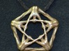 Pentaman pendant - Naked Geometry 3d printed 